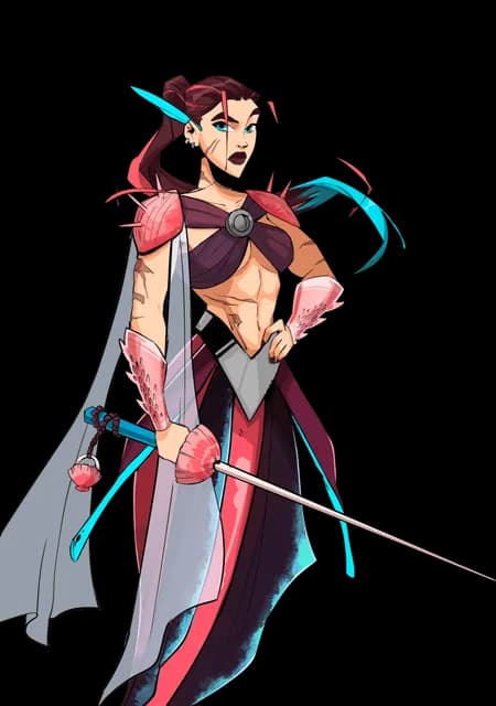 romancing the merman character art