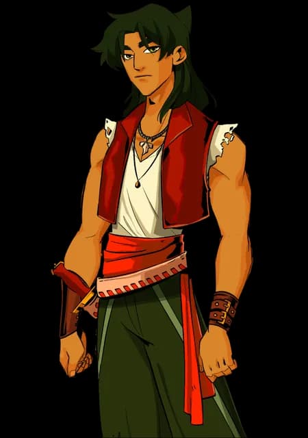 romancing the pirate character art