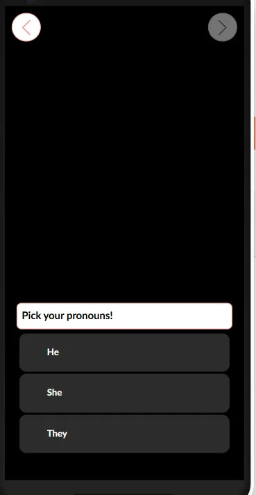 The node following the "he" choice, showing remember steps that set each pronoun variable