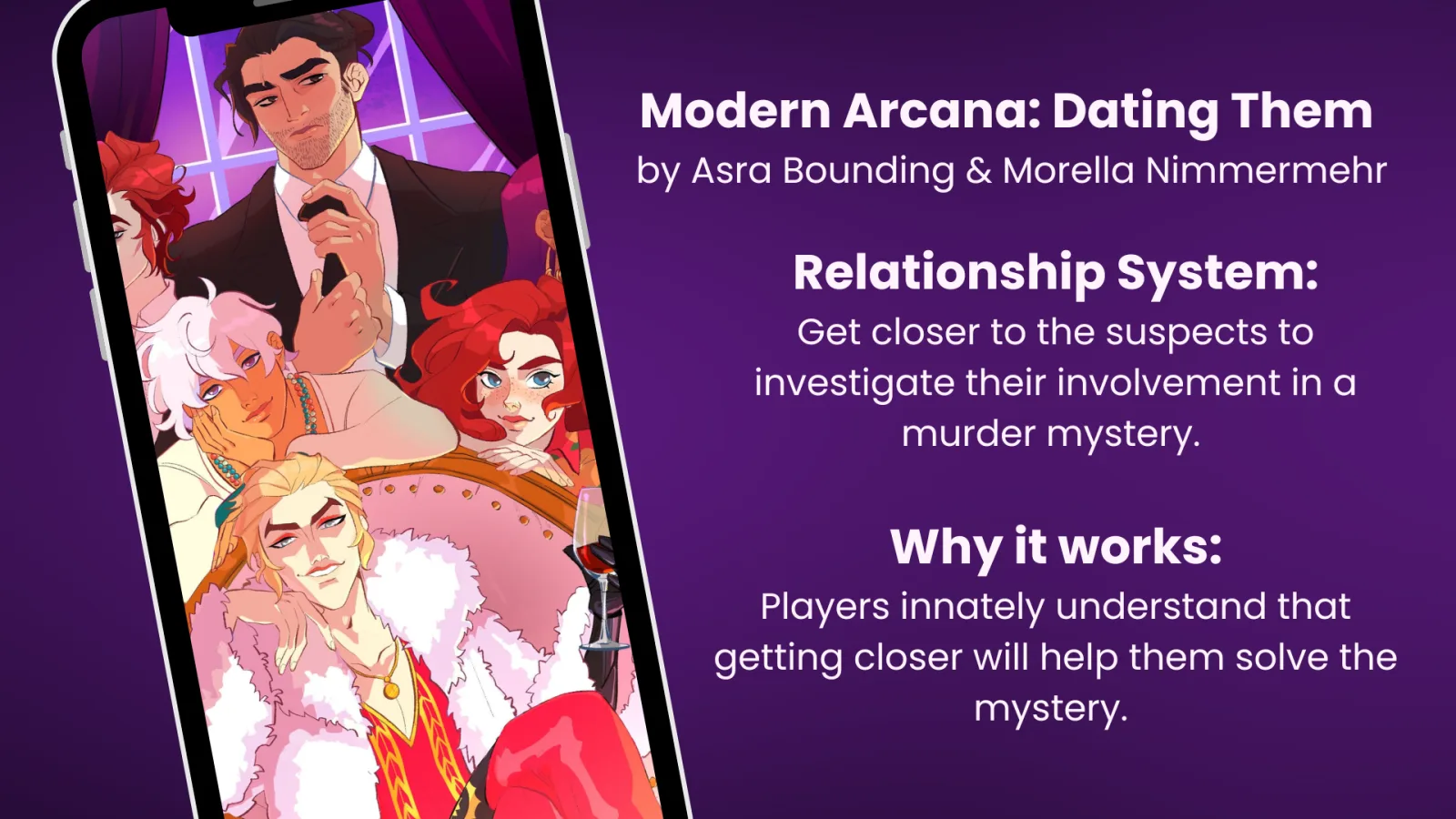 Example showing a relationship system woven into the plot