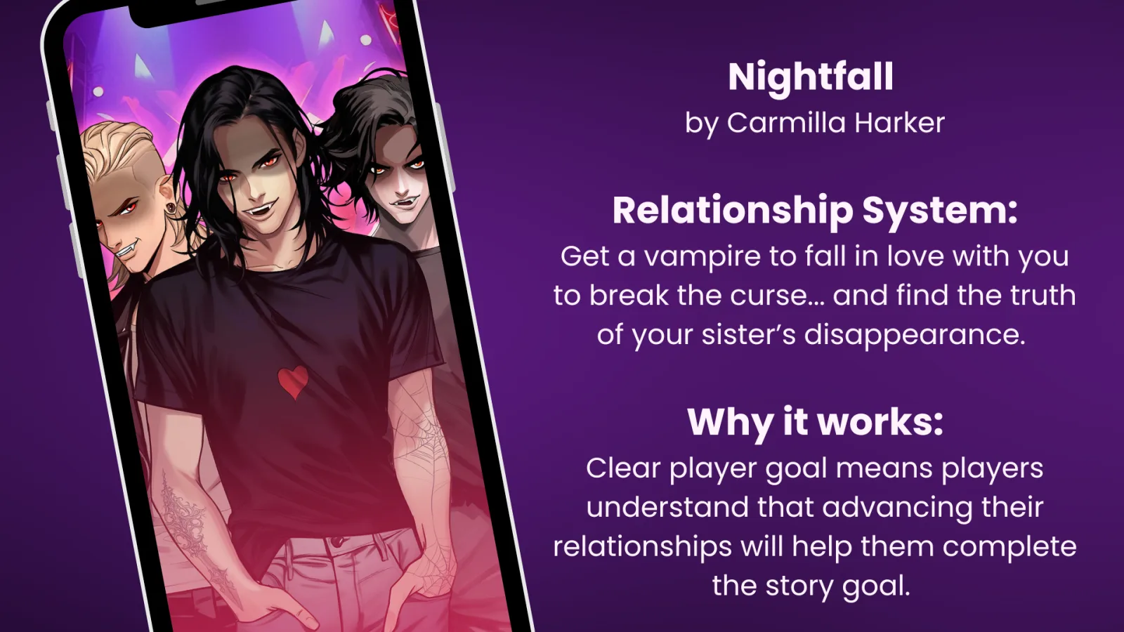 Additional example of relationship mechanics supporting the plot